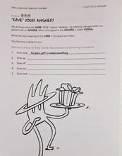 Load image into Gallery viewer, The Language Theater Grammar Play Book - Workbook - Adverb Sample Page