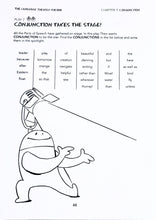Load image into Gallery viewer, The Language Theater Grammar Play Book - Workbook - Conjunction Sample Page